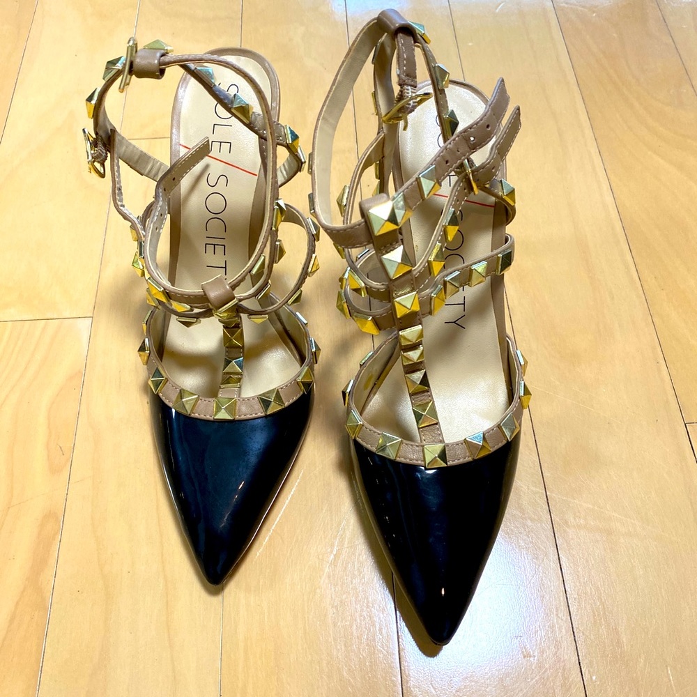 Souls society black high heels